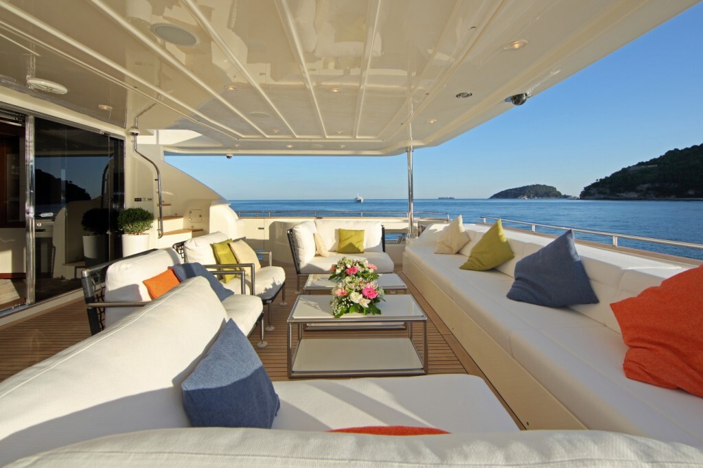 Lady dia yacht for charter with fraser