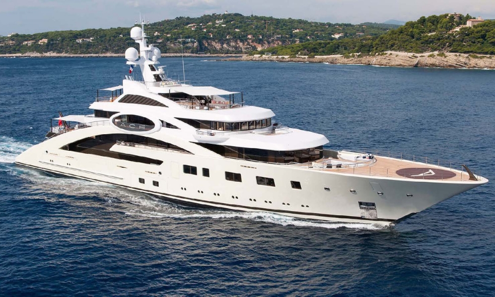 85m/279' ACE Joins the Fraser Sales Fleet | Fraser Yachts