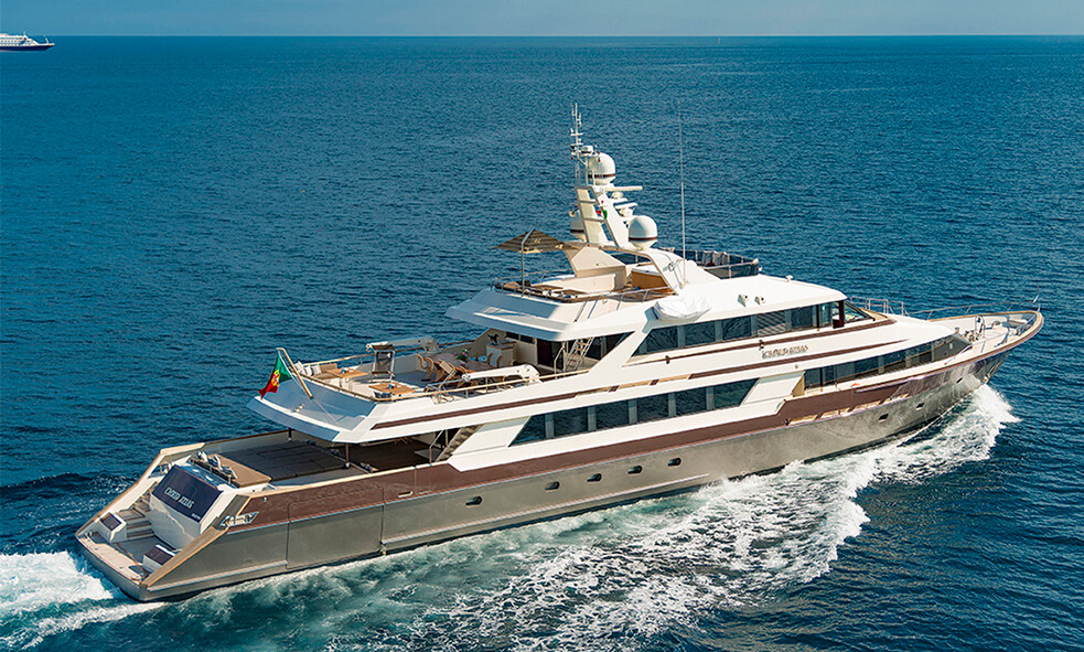 46m CLOUD ATLAS Joins The Fraser Charter Fleet | Fraser Yachts