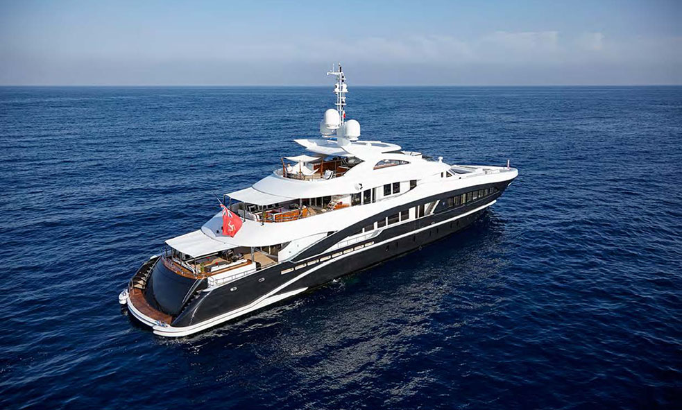 The 55m M/Y ROCKET Joins the Fraser Charter Fleet | Fraser Yachts