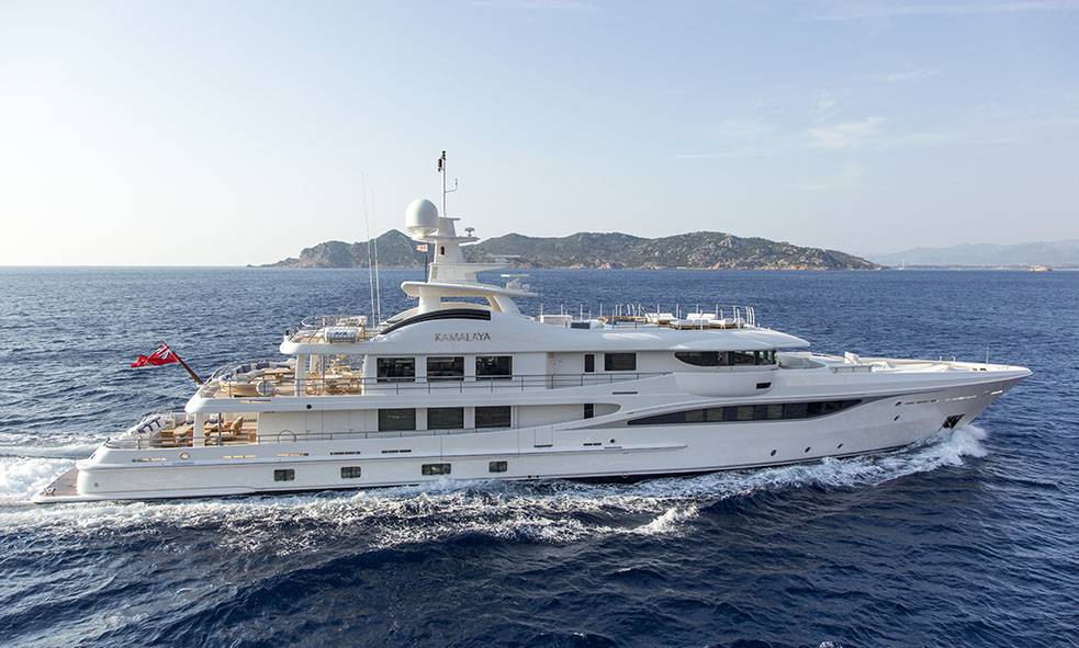 Amels M/Y KAMALAYA Joins the Fraser Charter Fleet | Fraser Yachts