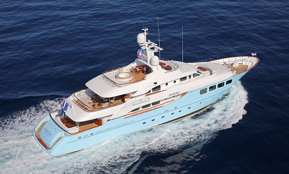 45m Hakvoort AWATEA Yacht Joins the Sales Fleet | Fraser Yachts