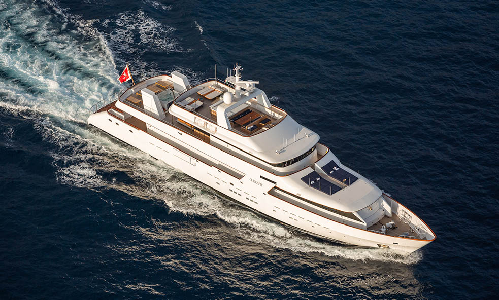 45m Nicolini Motor Yacht CURIOSITY Joins the Charter Fleet | Fraser Yachts