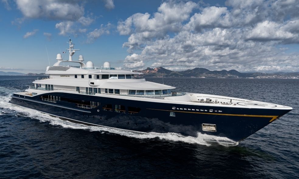 97m/319' CARINTHIA VII Lurssen Superyacht Joins the Fraser Fleet | Fraser Yachts