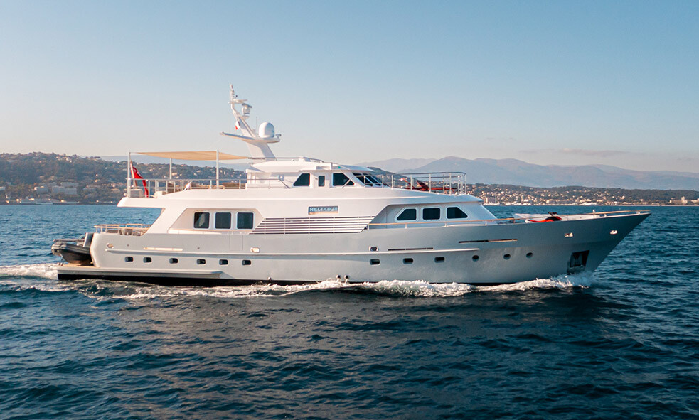 26m HELIAD III Joins the Fraser Charter Fleet | Fraser Yachts