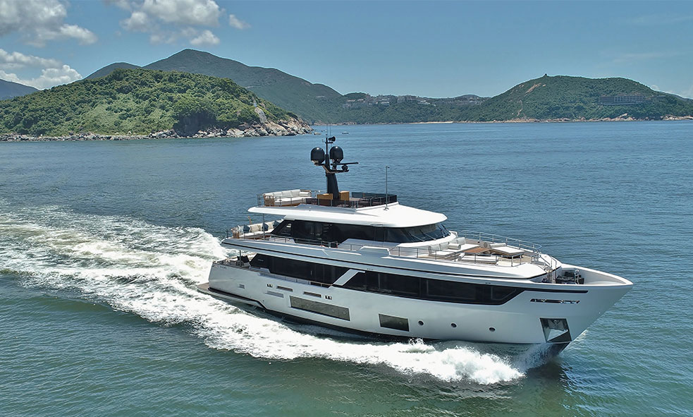 28m Custom Line Navetta Tri-deck DAYDREAM Joins the Fraser Sales Fleet | Fraser Yachts